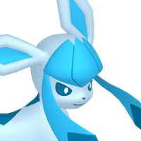 Cabeça do Glaceon